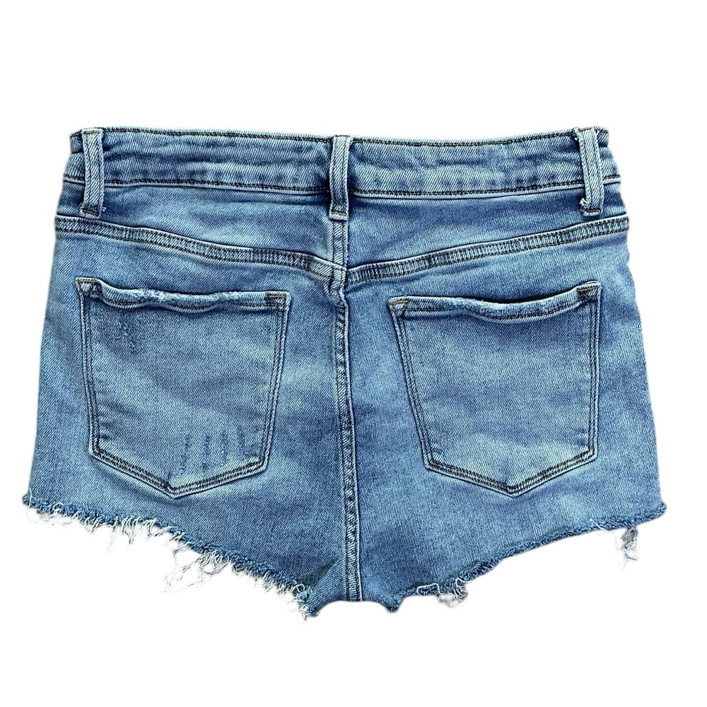 VERVET LA Distressed Denim Cutoff Shorts Size Large - Picture 2 of 5